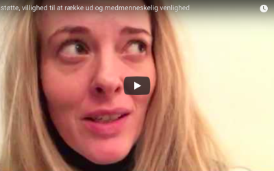 Om støtte, villighed til at række ud og medmenneskelig venlighed