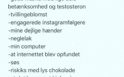 #TirsdagsTaknemmelighed 30. Maj’17
