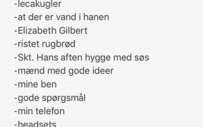 #TirsdagsTaknemmelighed 27. juni’17