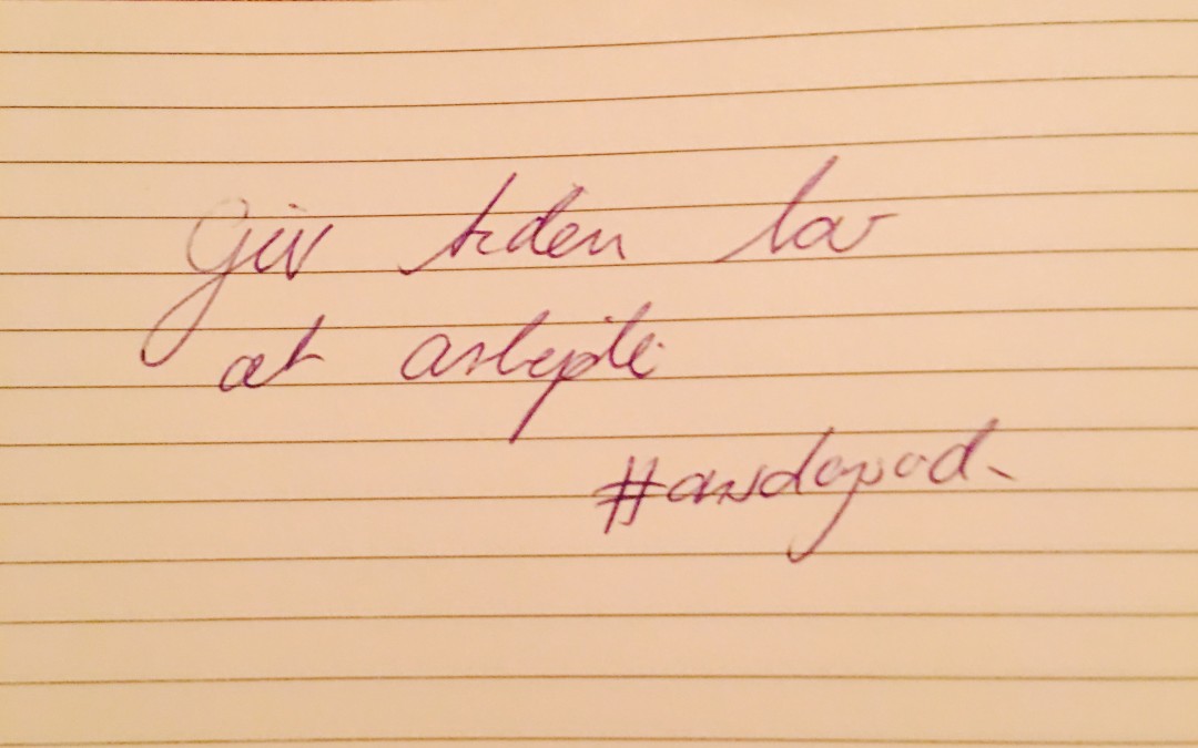 #OnsdagsOrd 30. August’17