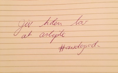 #OnsdagsOrd 30. August’17