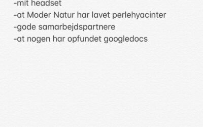 Uge 5, 2019 #tirsdagstaknemmelighed
