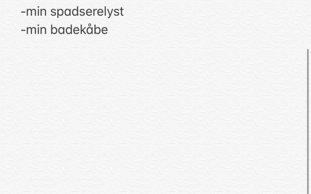 Uge 2, 2019 #tirsdagstaknemmelighed