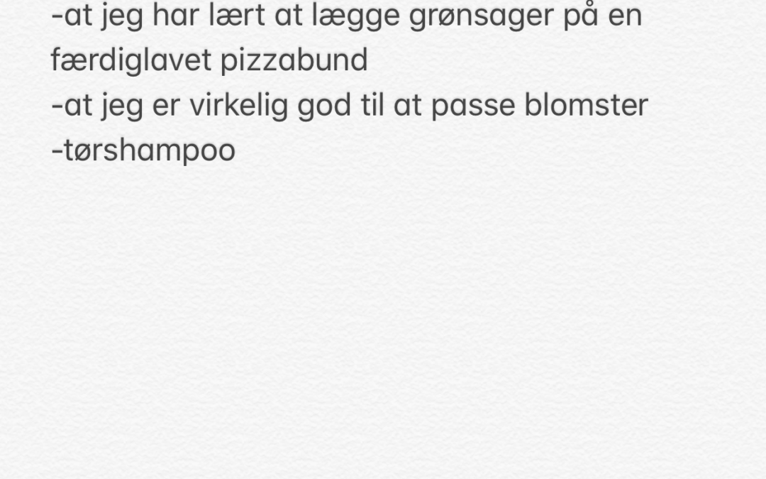 Uge 4, 2019 #tirsdagstaknemmelighed