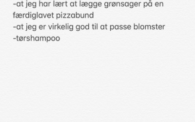 Uge 4, 2019 #tirsdagstaknemmelighed