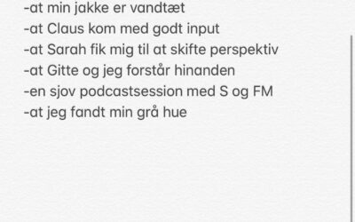 Uge 11, 2019: #tirsdagstaknemmelighed