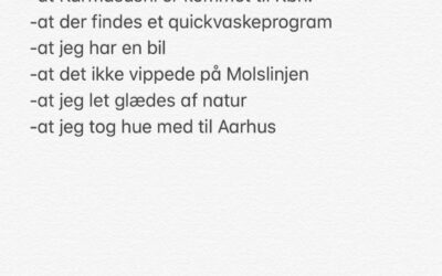 Uge 14, 2019: #tirsdagstaknemmelighed