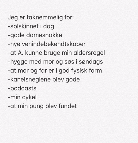 Uge 28, 2019: #tirsdagstaknemmelighed